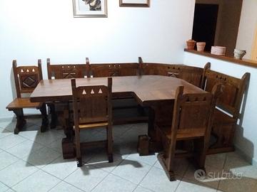 tavolo e panca