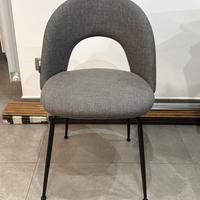 Sedie salotto tessuto grigio Kave Home