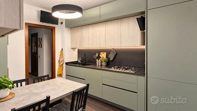 cucina 2024  febal color salvia