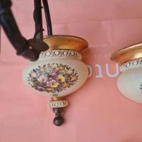 2 appliche da parete  Via Veneto in ceramica deco