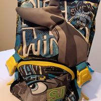 zaino SJ estendibile, quattro scomparti 