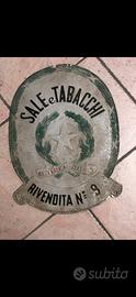 Insegna sali e tabacchi anni 60