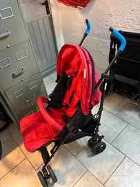 Passeggino Giordani rosso pieghevole