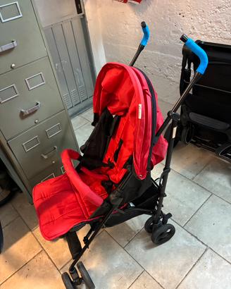 Passeggino Giordani rosso pieghevole