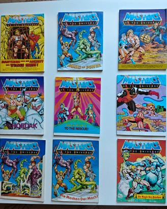 15 rari/varianti mini-Comic MOTU Mattel anni ‘80
