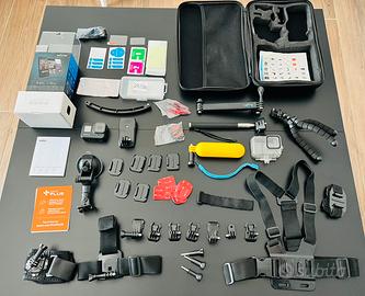 Gopro 8 hero Black + accessori + glass  + sub case