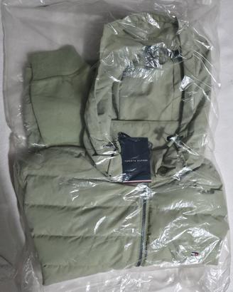 Tommy Hilfiger Uomo Felpa con Cappuccio e Zip Mix 