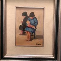 Dipinto ad olio . Autore Walter Cucchi.