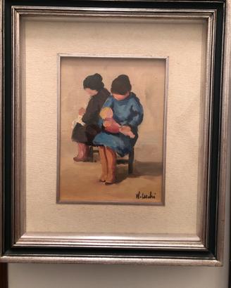 Dipinto ad olio . Autore Walter Cucchi.