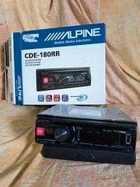 autoradio alpine+ampli 4 canali+ sub passivo