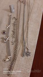 set gioielli in argento 925 