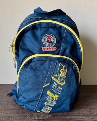 Zaino invicta in cordura blu e giallo