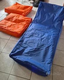 Pouf e chaise longue