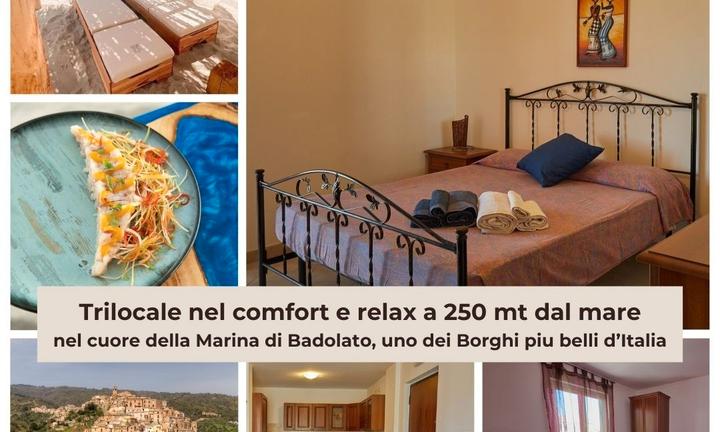 Trilocale comfort/relax a 250m dal mare, Calabria