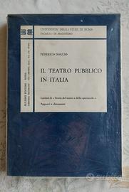 Il teatro pubblico in Italia (Federico Doglio)