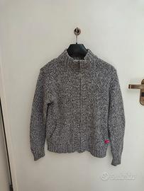 Guess Cardigan Grigio Zip