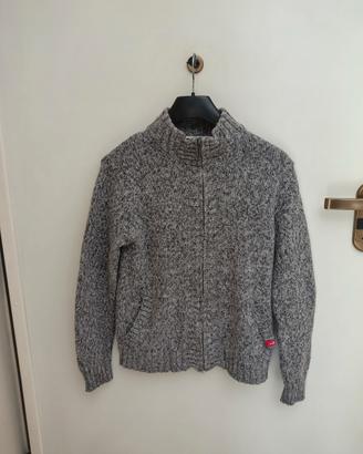 Guess Cardigan Grigio Zip