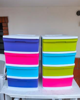 Cassettiera in plastica 