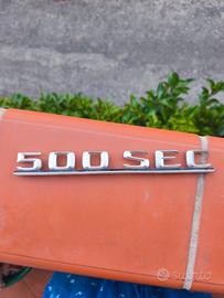 badge Mercedes 500 sec