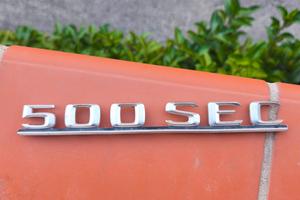 badge Mercedes 500 sec