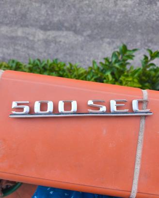 badge Mercedes 500 sec