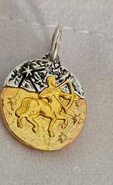 charm medallion Sagittario 