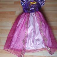 vestito maschera principessa Rapunzel