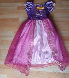 vestito maschera principessa Rapunzel