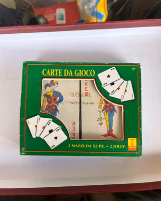Doppio Mazzo Carte da Gioco Royal