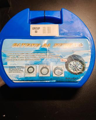 catene da neve con valigetta