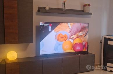 tv samsung 75 pollici q led nuova angolo rotto 