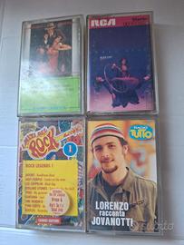 Set di 4 cassette audio stereo orig. ved.descrizio