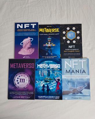 Lotto 6 Libri NFT e Metaverso Crypto Web3