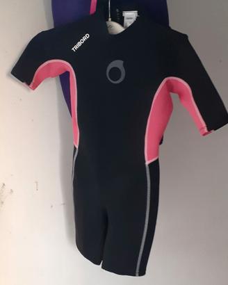 muta shorty ragazzina 10 anni tribord cm 133-142