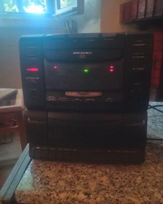 Stereo irradio con 4 casse e subwoofer 