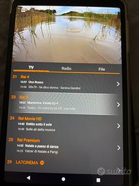 TV sul tablet senza internet