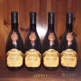 BOTTIGLIE COLLEZIONE VINO VINTAGE 1979/1988