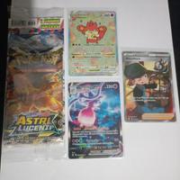 Pokemon busta astri lucenti gedis. più 3 carte.