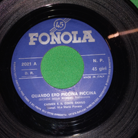 Vinile 45giri MARIO PIOVANO