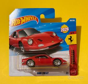 Hot Wheels Ferrari Dino 206 gt - novità 2026