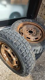 4 cerchi in ferro per panda 4x4 