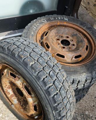4 cerchi in ferro per panda 4x4 