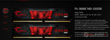 Aegis Ddr4 32 Gb Kit (2 x 16 GB)