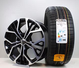 Cerchi in lega 18 per golf 8 con gomme invernali
