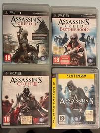 LOTTO 4 GIOCHI ASSASSIN’S CREED I II III 1 2 3 BRO