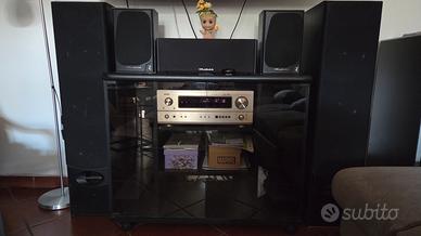 Impianto home home theater Denon + Wharfedale