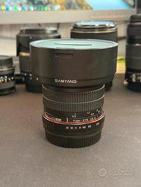Obiettivo SAMYANG 8MM F3.5 FISHEYE