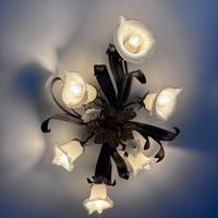 Lampadario + 2 lampade da comodino