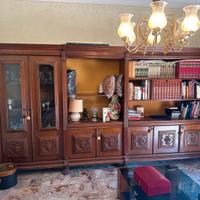 Mobile libreria salotto vintage legno