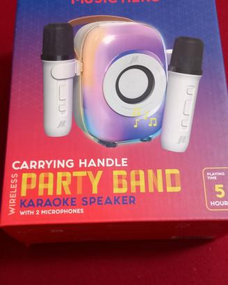 Cassa Bluetooth karaoke 